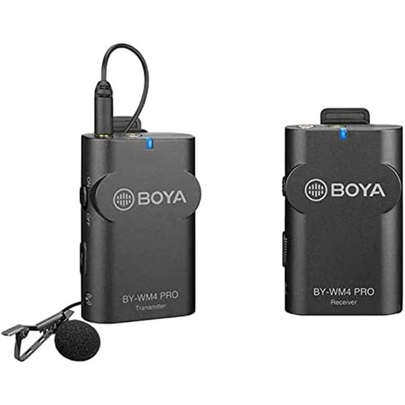 2.4G Wireless Lavalier Microphone System, BOYA WM4 PRO-K2 - Picture 1 of 5